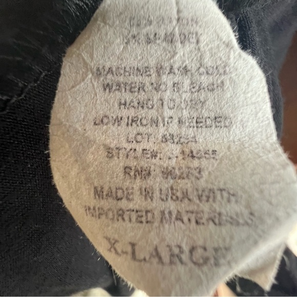 Olivia Rae Tiered Maxi Dress Made in USA Black Size XL - Picture 8 of 10